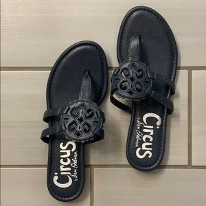 Navy Circus Sandals
